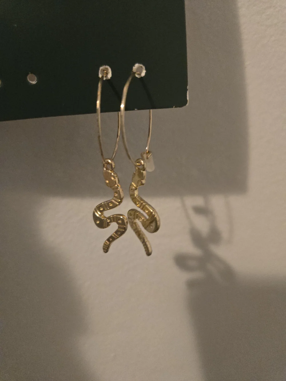 Wild fable Gold Snake Hoop Dangle Earrings